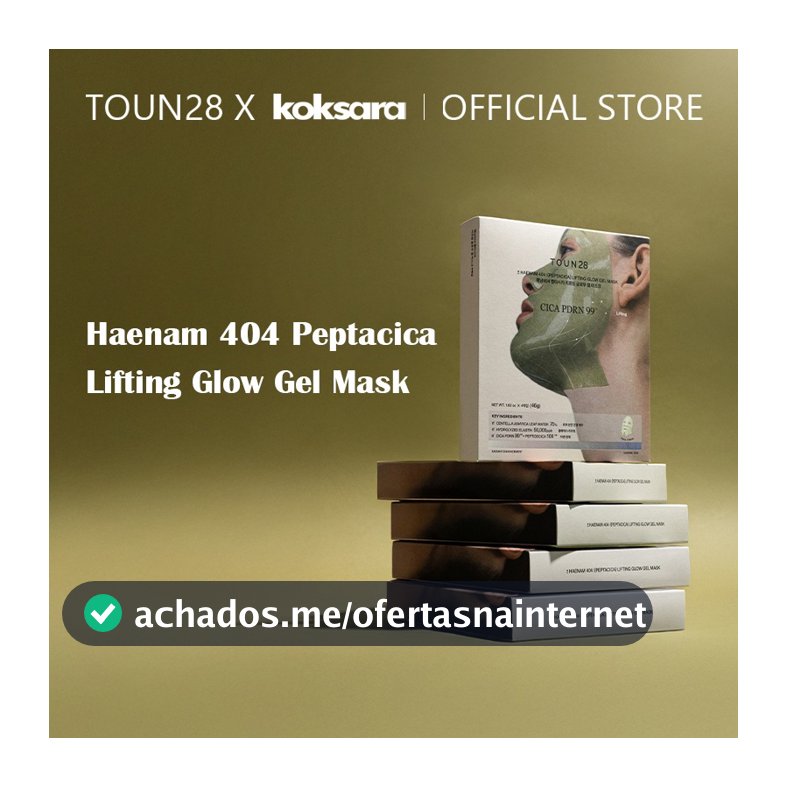 [OFFICIAL] TOUN28 Haenam 404 Peptacica Lifting Glow Gel Mask 46g 1 Sheet • 4 Sheets