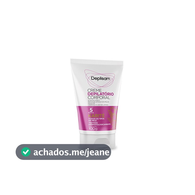 Creme Depilatório Corporal Depilsam Karité 100G