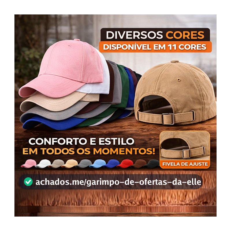 Boné de Baisebol Retrô Snapback Liso Unissex Algodão Estilo Coreano Casual Esportivo Verão Kpop