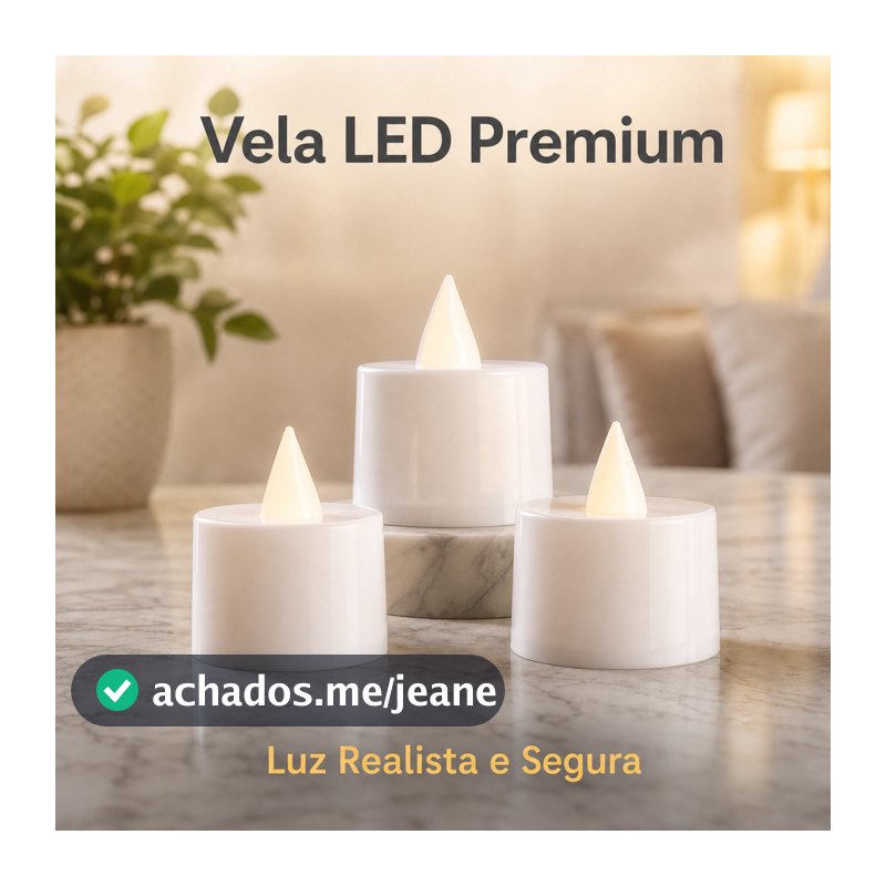 72/96/120 Led Produtos Eletrônicos Com Velas Amarelas 3,54,5CM Festas Casa e Decoração Velas e Castiçais