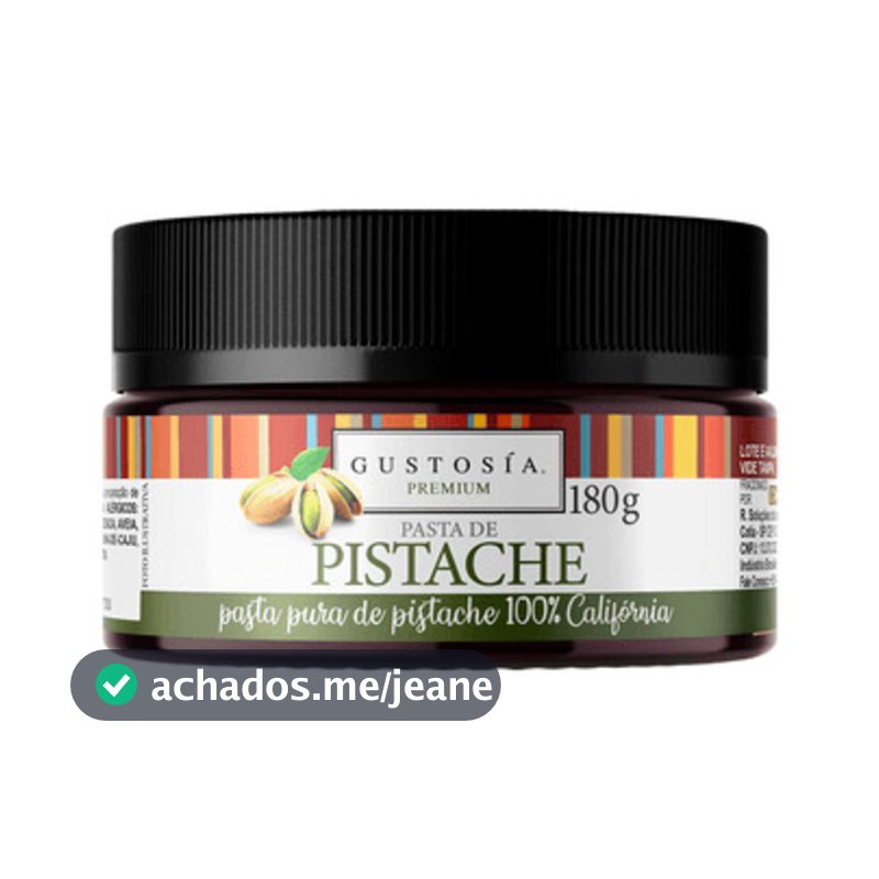 Pasta Saborizante Gustosia Premium Pistache California 180g MEC3