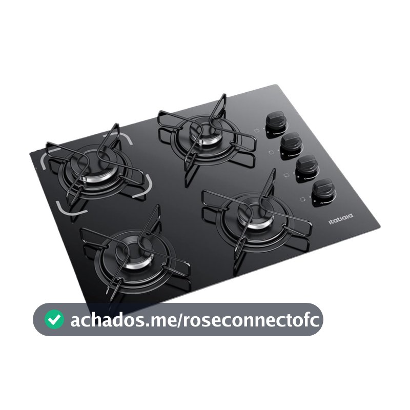 Fogão Cooktop 4 Bocas Bivolt Itatiaia Essencial Preto