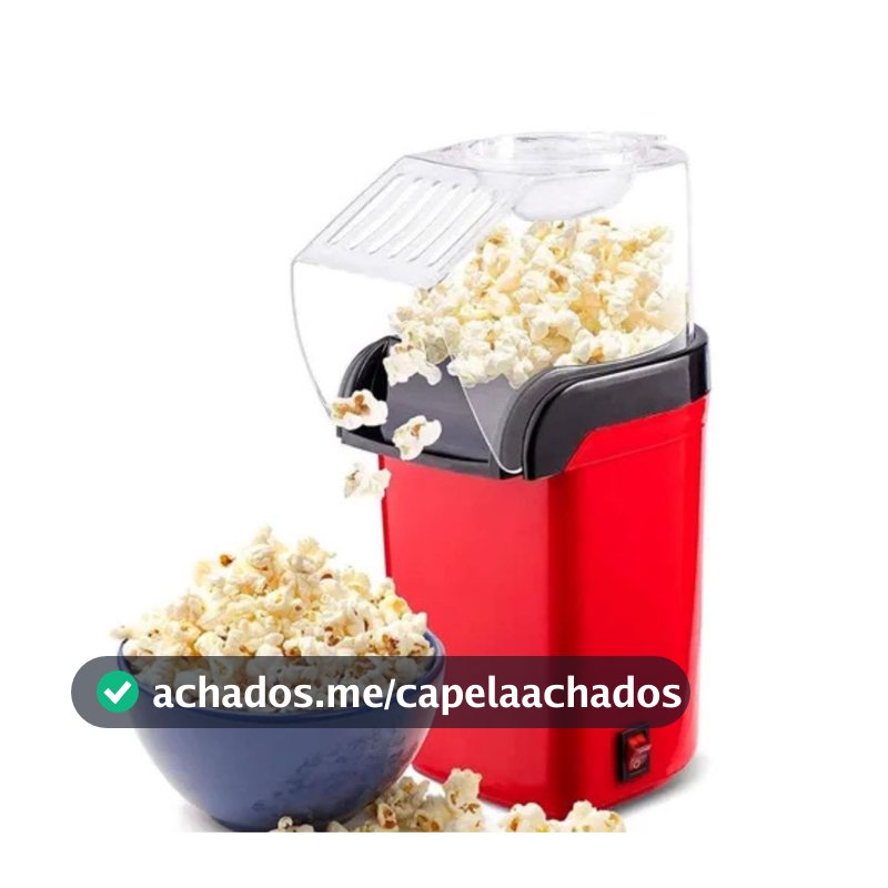 Pipoqueira Elétrica Popcorn Maker 110V  Pipoca Sem Óleo