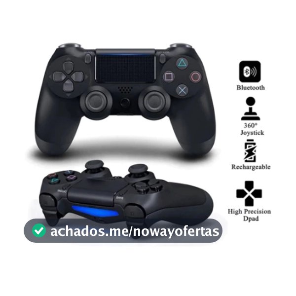 Controle joystick sem fio Playstation Dualshock PS4