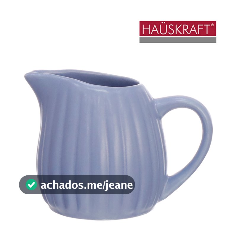 Molheira de Porcelana Oval Azul Bella 300ml