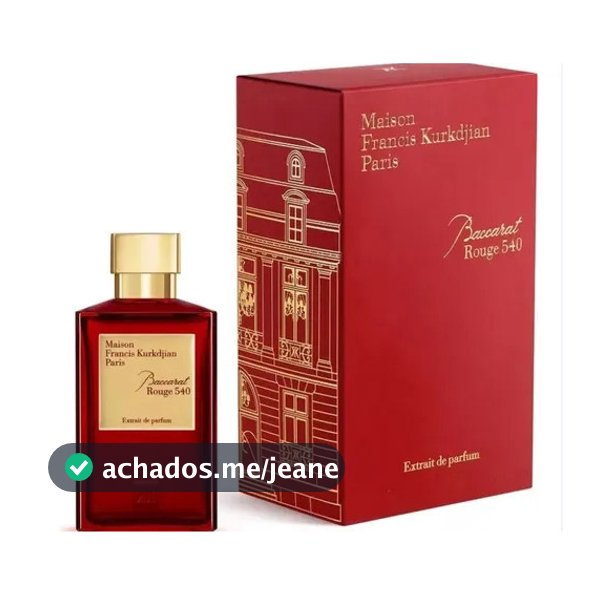 Perfume Baccarat Rouge 540 Eau de Parfum 200ml - Luxo Genuino