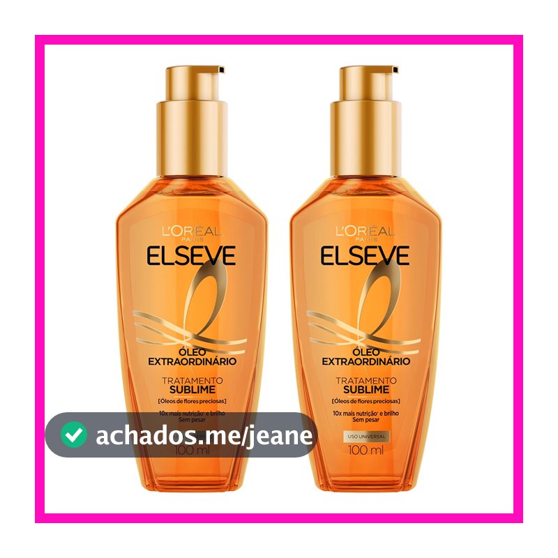 Elseve Óleo Extraordinário Tratamento Sublime 100ml L'Oréal Paris