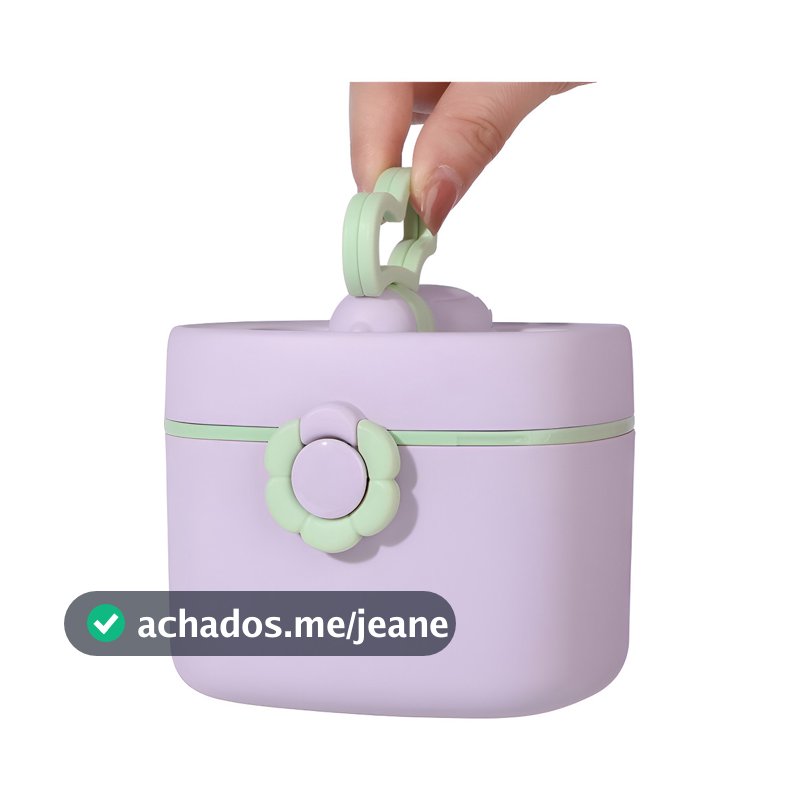 Porta Leite Em Po Bebe Infantil C/ Dosador E Nivelador 400ml