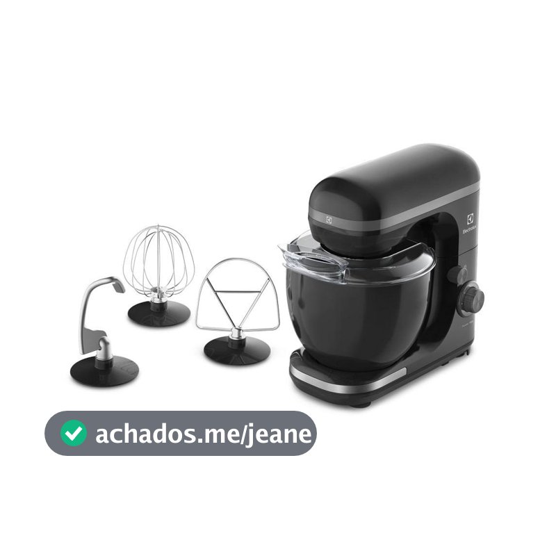 Batedeira Planetária Electrolux 750w Preta Experience Com Tigela 5l (EKM30)