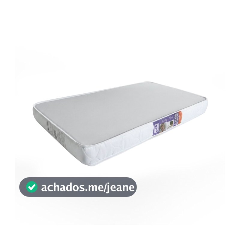 Colchão Baby Infantil 130x60 Espuma D18 Liso Aconhegante Antiácaro Berço Chiqueirinho Minicama DESPUMALAR