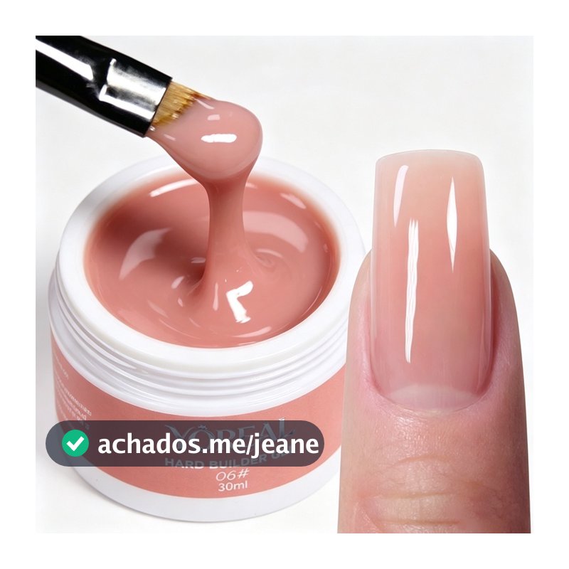 Gel de Modelagem para Unhas 15ml/30ml – Extensão Direta & Reforço 7 Cores