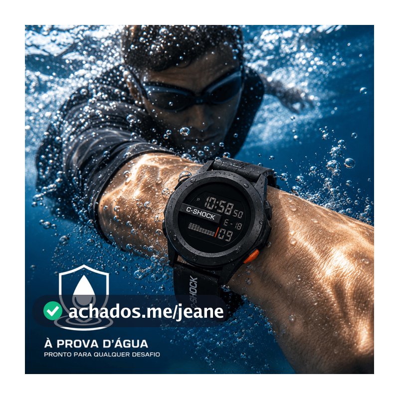Relógio Masculino C-SHOCK Digital Esportivo Resistente Choque Prova D'água Cronômetro Alarme Iluminação