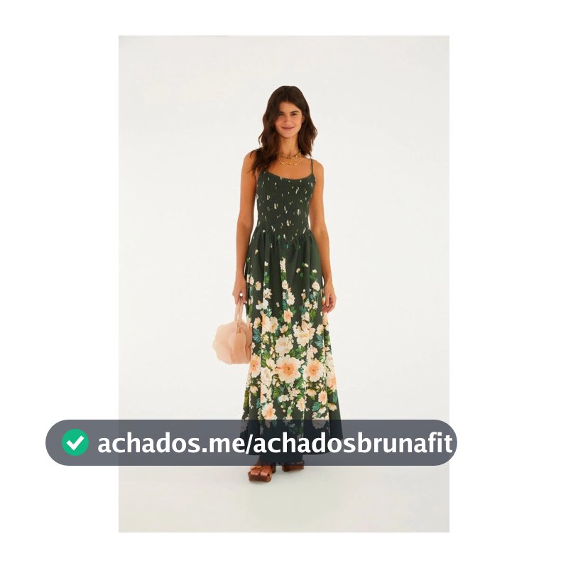 VESTIDO CROPPED ALCINHA DIANA FARM