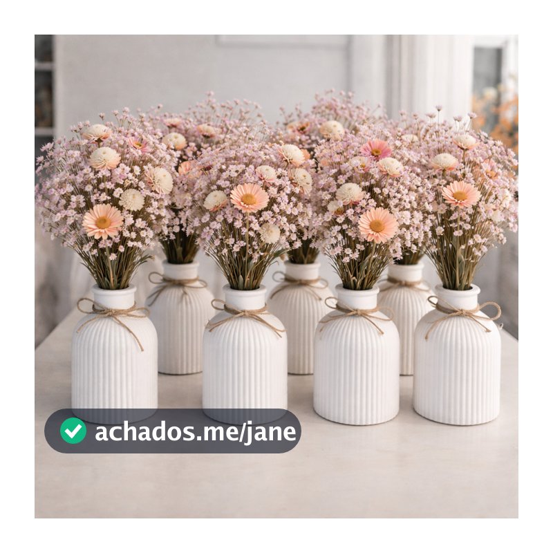 kit com 15   vasos para centro de mesa para casamento, aniversário, chá de bebê ,Aniversário de 15 Anos, Batizado