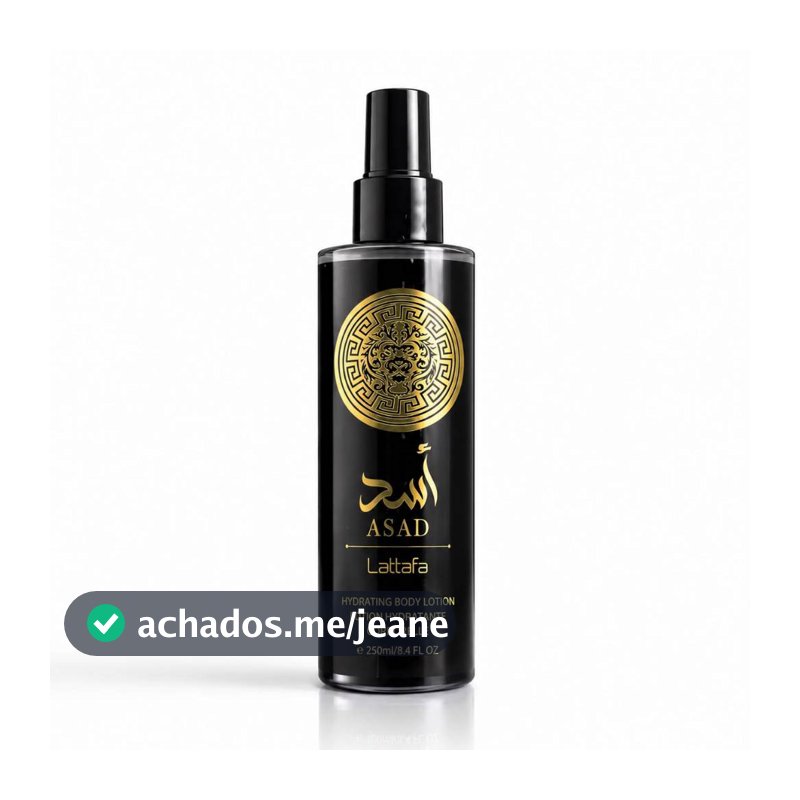 Body Splash Asad Árabe Masculino 100ml | Spray Corporal Refrescante e Perfumado, Fragrância Marcante para Uso Diário