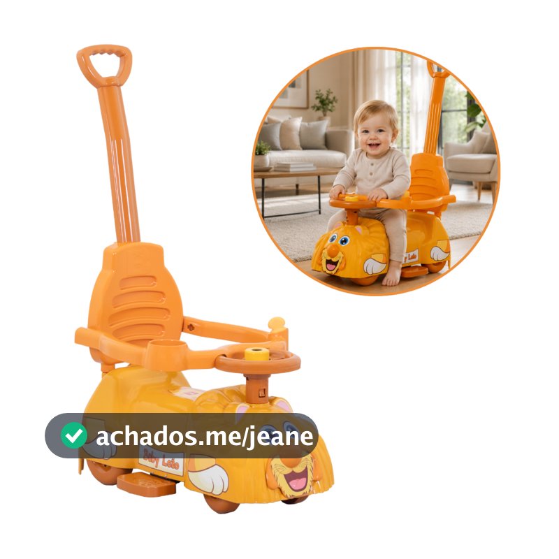 Andador Primeiros Passos Infantil Bebê Criança Baby Leão Menino Divertido