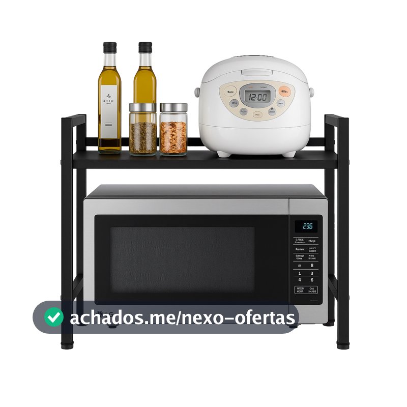 Rack Metálico Multiuso Decoteam Ajustável Para Microondas