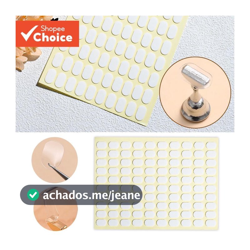 Monja 100 Pçs Suporte De Unhas Fita Dupla Face Adesivo Pegajoso Para Falsas Expositor Dicas Sh ow T Ols