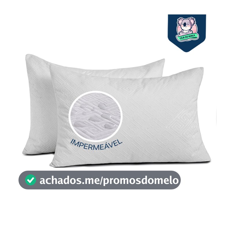 Protetor Impermeável para Travesseiro Tecido Jacquard Premium SUPER SILENCIOSO 100% Impermeável