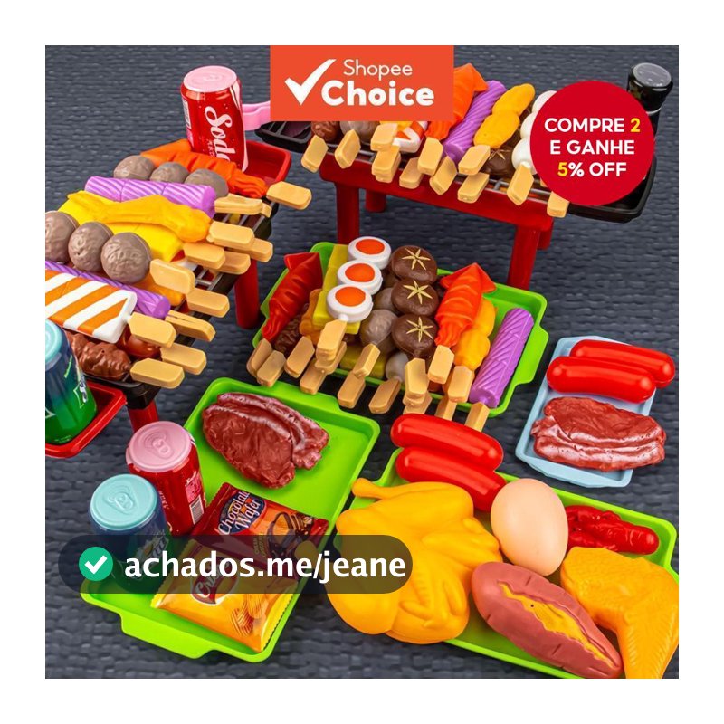Mini Cozinha Fingir Brincar Brinquedos Com Conjunto De Churrasco E Simulação De Comida Para Crianças Presente De Natal