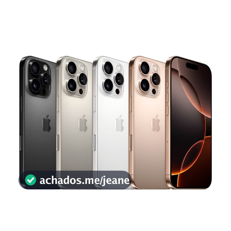 Celular Apple iPhone 16 Pro e Pro Max CPO 5G 6,9" 48MP iOS Original Lacrado