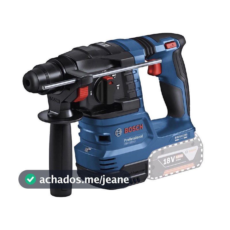 Martelete Rompedor Sem Bateria e Carregador GBH 185-Li (06119240E0) - Bosch