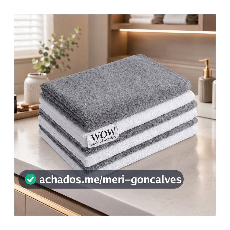 Kit 4 Super Panos De Chão Grandes Em Microfibra Panão 80x50
