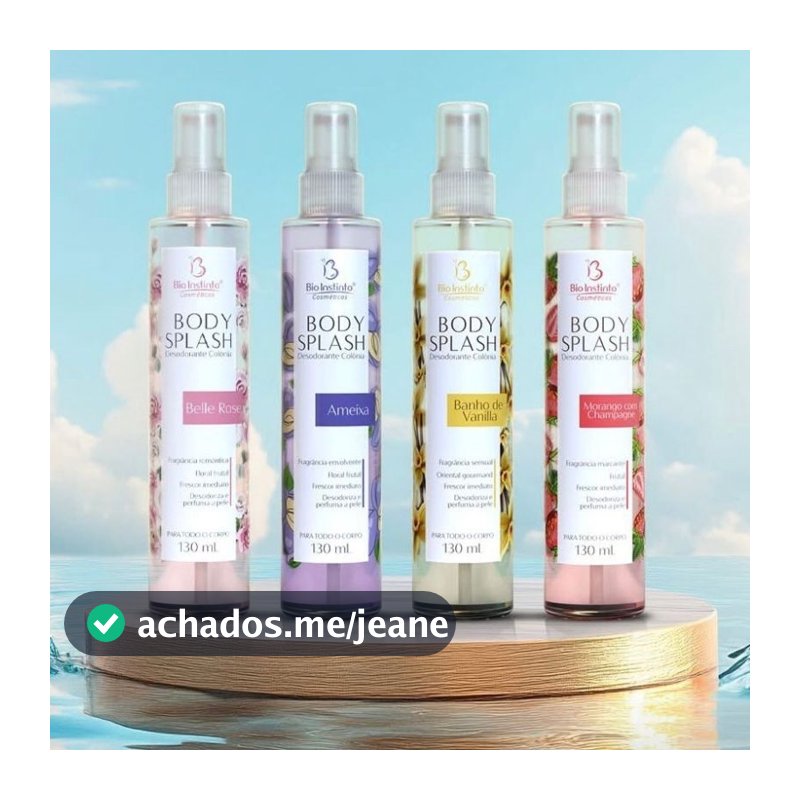 Perfume BodySplash Bio Instinto 150 ml Promoção