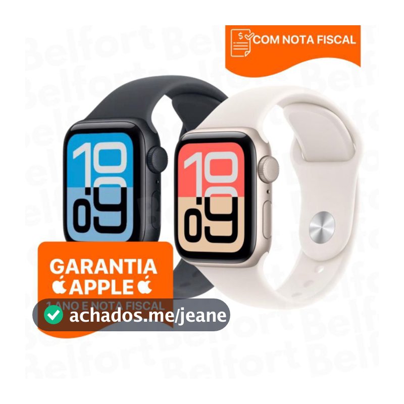 Relógio Apple Watch SE 3 GPS 40mm 44mm Lançamento 1 ano de garantia Apple e nota fiscal