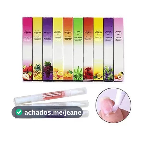 Canetas Óleo Hidratante Cutículas Revitalizador De Unha Sabor Fragrância Flores e Frutas Unhas Manicure