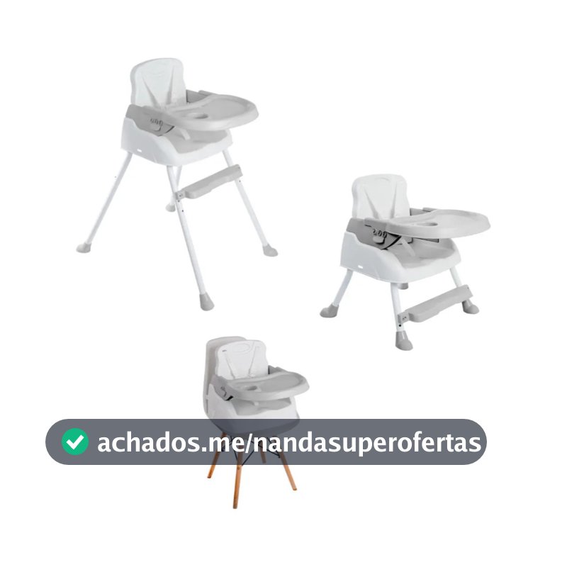 Cadeira De Alimentação Bebê Portátil 3em1 Styll Baby Segura