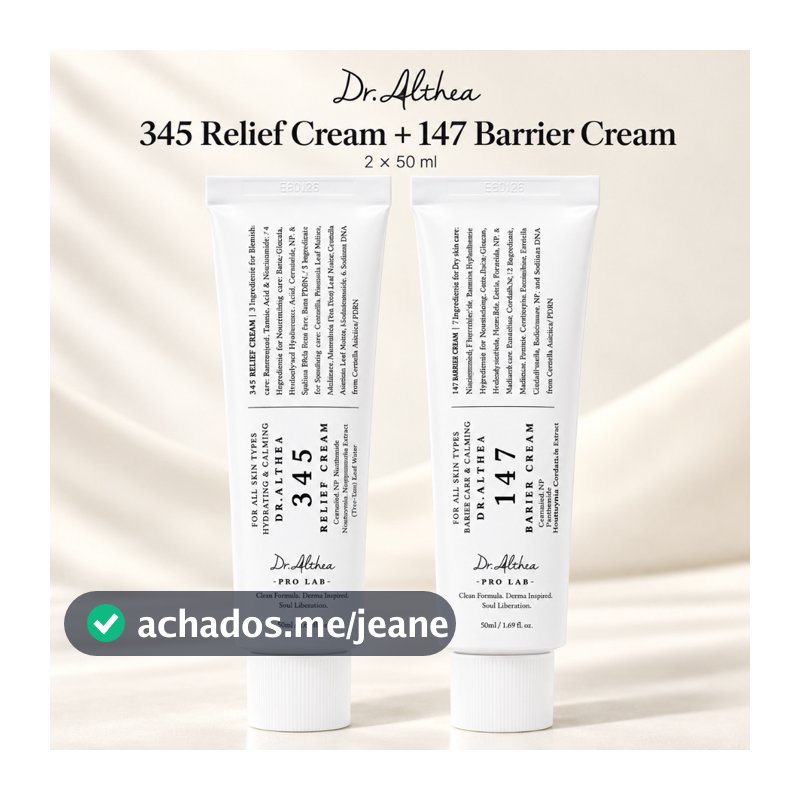 Creme Facial Calmante Dr. Althea 345 / 147 Relief 50ml - Skincare Coreano