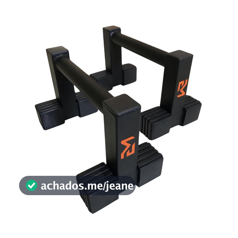 Barra de Flexão Paralelas Apoio de Chão Paraletes Calistenia Ginástica Treino de Peito Funcional