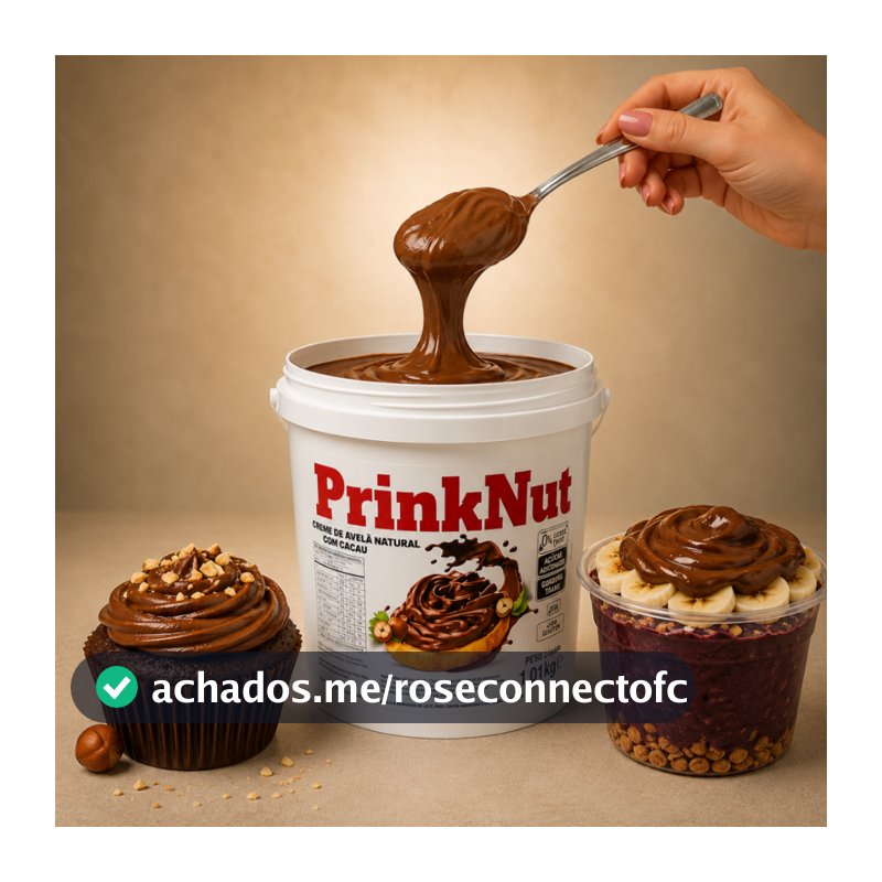 Creme de Avelã com Cacau Prink Nut. (1kg). .