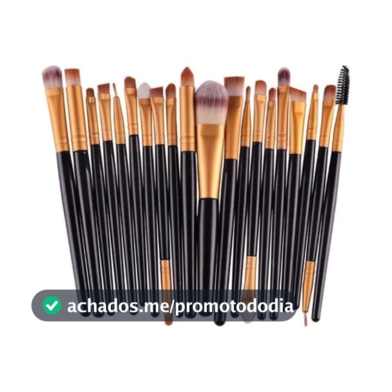 KIT 20 Pcs  Pincéis De Maquiagem
