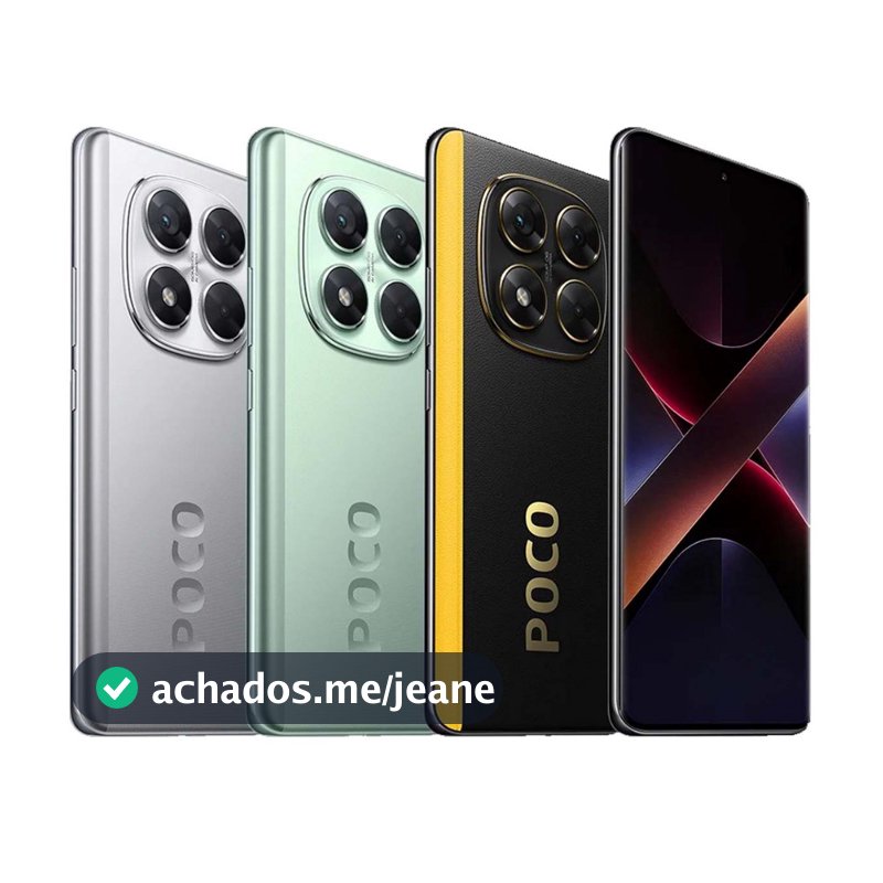celular Poco Xiaomi X7 5G 512GB / 256GB Dual Sim 5G COM NFC Versão Global Original Lacrado e Pronta Entrega com garantia
