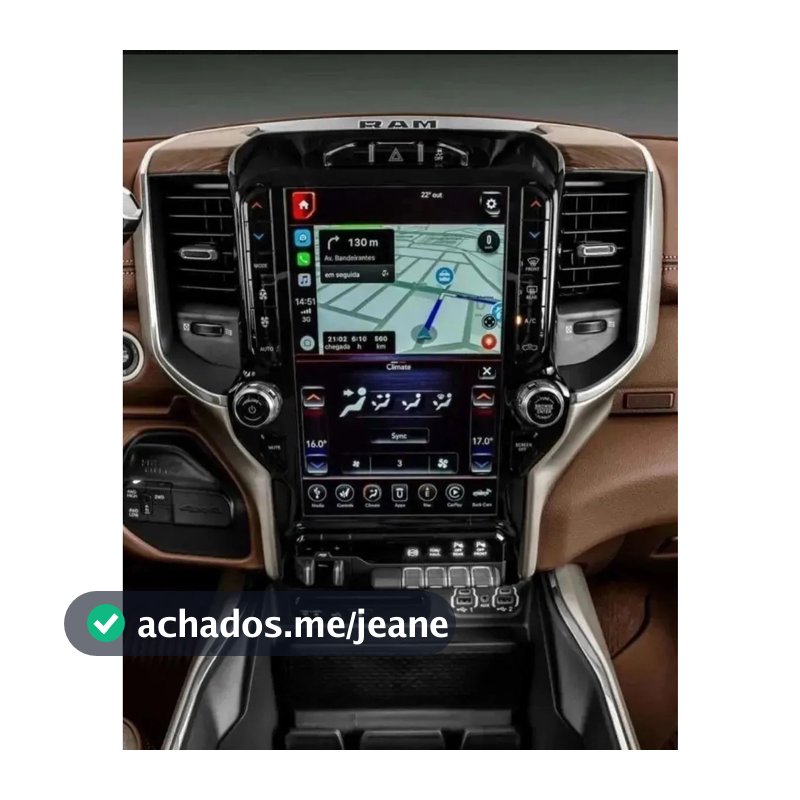 Película Protetora P/ Multimidia Dodge Ram 2020/2021