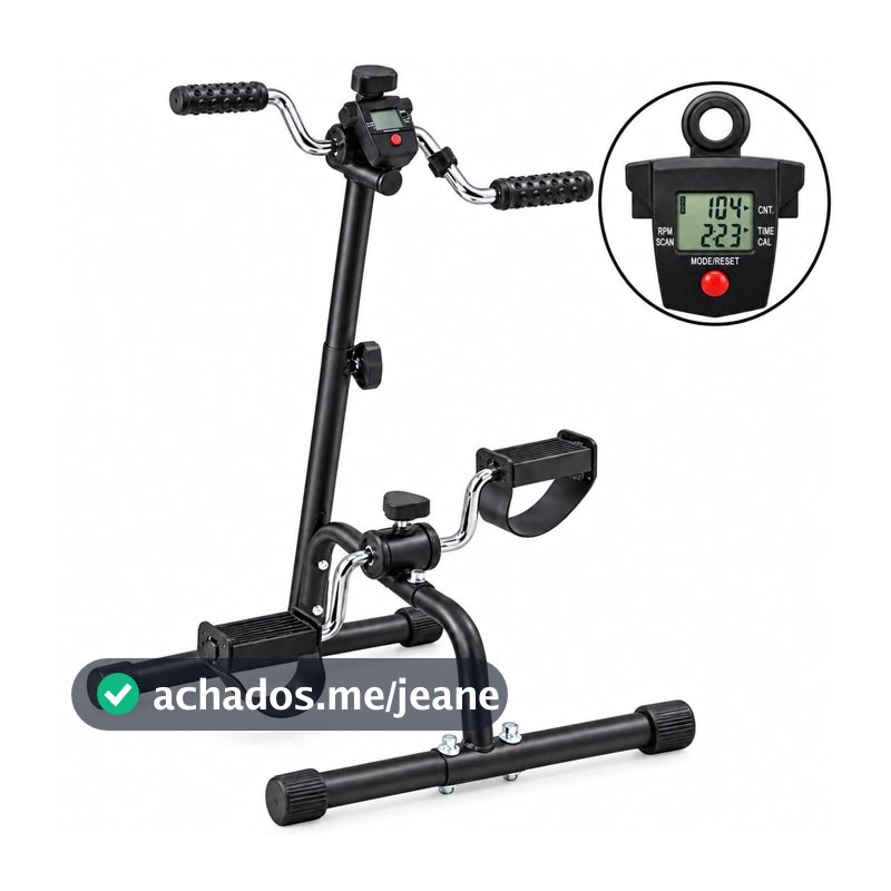 Mini Ciclo Bike Exercício Braços e Pernas Bicicleta Ergométrica Doméstica para Idosos Fitness Reabilitação