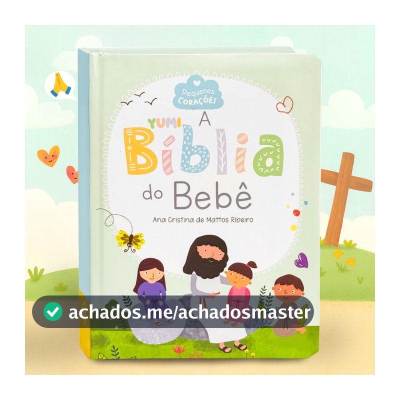 Bíblia Do Bebê Bíblia dos Pequeninos Livro Infantil Bíblia Da Criança Menino Menina Colecionável Almofadado