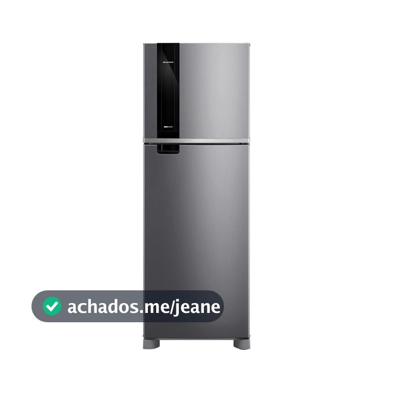 Geladeira Brastemp Frost Free 385 Litros Duplex cor Inox - BRM46MK