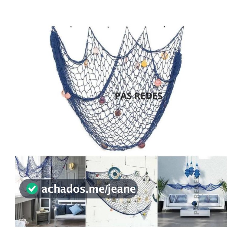 Rede De Pesca Para Decoração Festa Sereia Samburá Passaguá