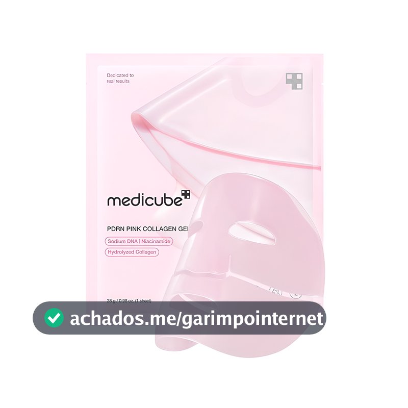 Medicube Pdrn Pink Colágeno Gel Mask 1ea Máscara Facial