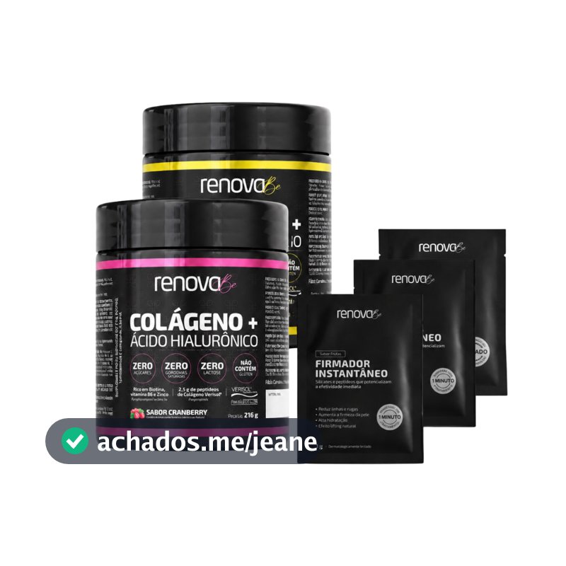 Kit 2 Colágenos Verisol Renova Be +   Sachês Sérum Firmador