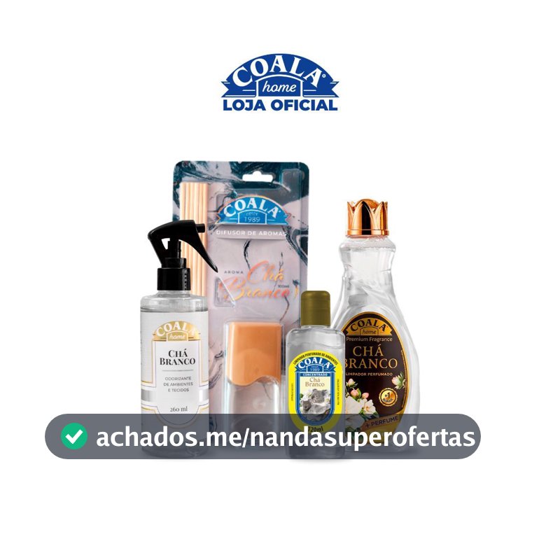 Kit Coala Chá Branco Ritual de Perfumação
