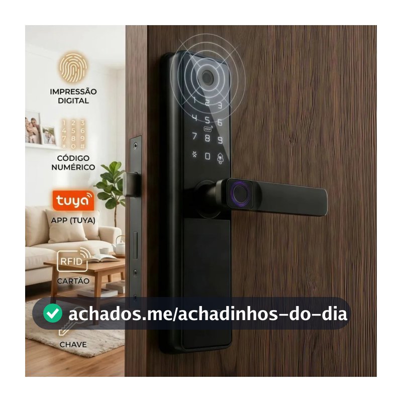 YESOP Fechadura Digital Com Câmera Vídeo Porteiro WiFi Tuya Biometria Senha Cartão IC Para Porta
