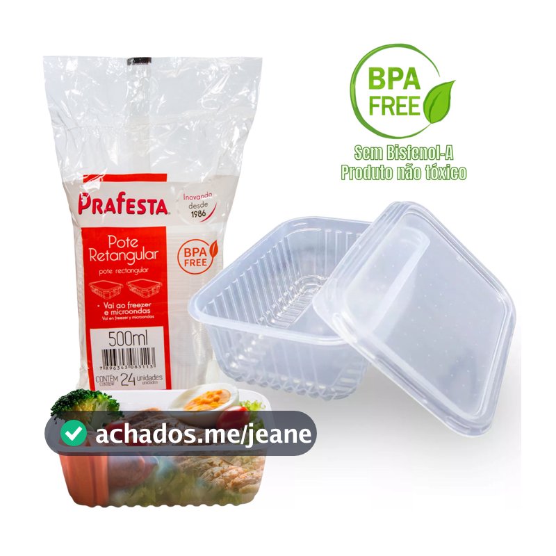 24/10un Pote Marmita Descartável 250/350/500/750/1000ml Fitness Freezer Microondas dieta PRAFESTA