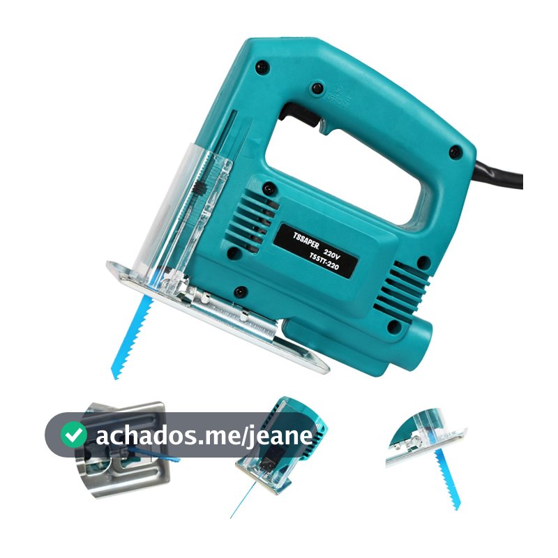 Serra Tico Tico 500w Base Ajustável - Corta Madeira Mdf Metal Aço Aluminio Plastico Acrilico Tssaper