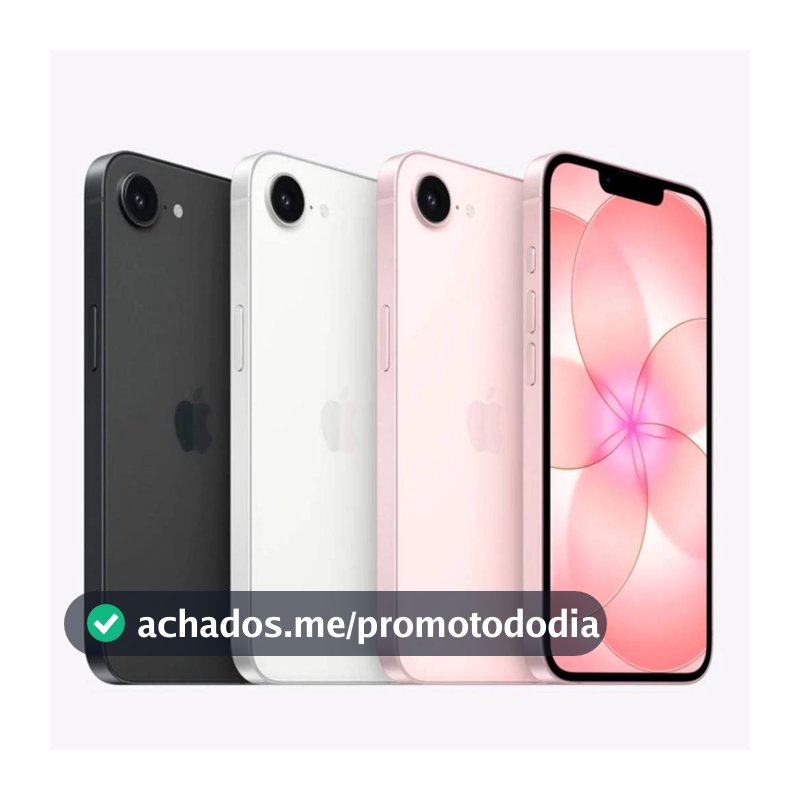 Celular Apple iPhone 17e 256GB 512GB eSim Tela 6,1" 48MP iOS 5G NFC Original Garantia Apple