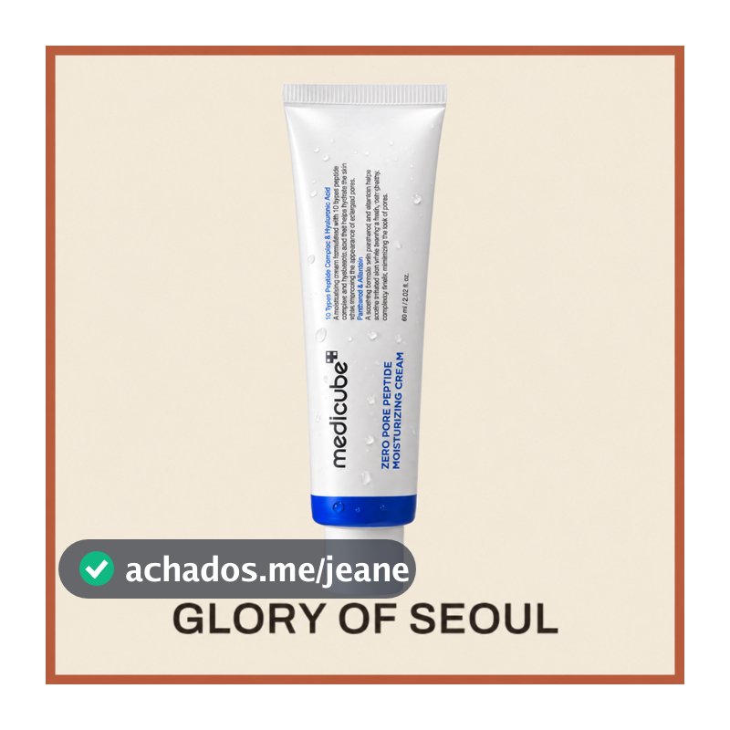 medicube Zero Pore Peptide Creme Hidratante 60ml