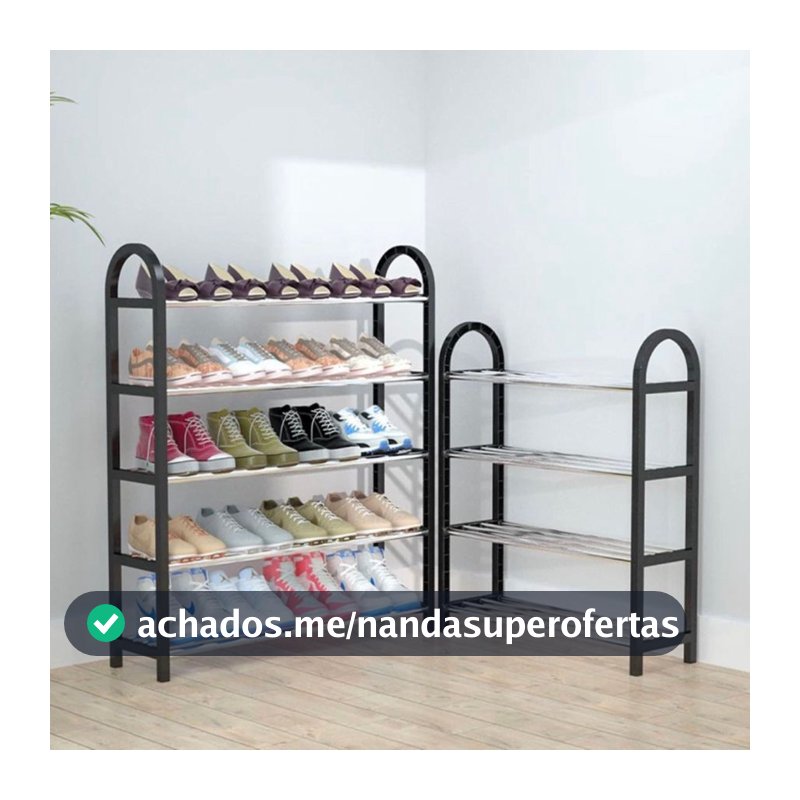 Sapateira 4 ou 5 Andares Multiuso Desmontável Organizadora Multiuso Sapatos Livros Brinquedos